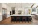 Stunning kitchen with a large island, stainless steel appliances, and modern finishes at 3669 High Green Dr, Marietta, GA 30068