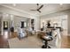 Spacious living room featuring elegant hardwood floors and an open floor plan at 3669 High Green Dr, Marietta, GA 30068