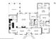 Detailed floor plan showcasing the layout of the home, including room dimensions at 8671 Lake Forrest Dr, Douglasville, GA 30134