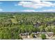 Areal view of a quiet neighborhood with a pond surrounded by green trees at 1191 Crofton Lndg, Suwanee, GA 30024