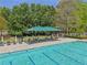 This neighborhood pool has lap lanes and a shaded patio with plenty of seating for swimmers and their guests at 1191 Crofton Lndg, Suwanee, GA 30024