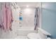 Bathroom showcasing a shower and toilet at 717 Chamberlain Sw Cir, Marietta, GA 30008