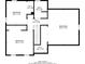 Upstairs floorplan shows bedroom, bath, and WIC layouts, offering a clear view of the home's structure at 116 Shefield Pl, Douglasville, GA 30134