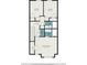 Detailed second-floor plan showcasing bedrooms, bathrooms, laundry room, and closets at 3355 Waldrop Trl, Decatur, GA 30034
