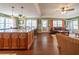 Expansive living area with a kitchen island and open floor plan, ideal for gatherings and everyday living at 5 Colonial Club Se Dr, Acworth, GA 30102