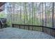 Spacious back deck overlooking a private, wooded backyard, perfect for entertaining and relaxing at 3094 Calumet Nw Cir, Kennesaw, GA 30152