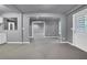 Partially finished basement offers potential for various uses, including a living area at 4005 Saddlebrook Creek Dr, Marietta, GA 30060
