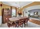 Formal dining room featuring a chandelier and classic furnishings at 4005 Saddlebrook Creek Dr, Marietta, GA 30060
