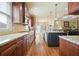 Spacious kitchen with granite counters, stainless steel appliances, and a large center island at 302 Grant Ct, Canton, GA 30114