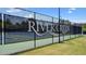 River Green tennis courts with black fence and 'River Green' logo at 302 Grant Ct, Canton, GA 30114
