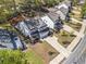 Aerial view of a home with a driveway and well-manicured landscaping at 1291 Briarwood Ne Rd, Brookhaven, GA 30319