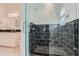 Modern bathroom features a glass-enclosed shower with sleek tile and a stylish vanity at 555 E Wesley Ne Rd, Atlanta, GA 30305