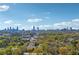 Breathtaking aerial view of the city skyline and lush greenery, showcasing an urban oasis at 737 Barnett Ne St # C4, Atlanta, GA 30306