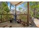 A cozy back porch area, perfect for enjoying outdoor living and peaceful moments in nature at 737 Barnett Ne St # C4, Atlanta, GA 30306