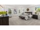 Spacious main bedroom features tray ceilings, large windows, and neutral decor at 59 Tallulah Trl, Sharpsburg, GA 30277