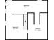 Plan showing two basement areas, a storage room, and staircase at 1606 King Rd, Riverdale, GA 30296