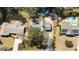 Aerial view of the property showing two swimming pools and surrounding landscaping at 53 Weatherstone Pkwy, Marietta, GA 30068