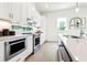 Elegant kitchen with white cabinetry, stainless steel appliances, and ample counter space at 2029 Memorial Dr # 32, Atlanta, GA 30317