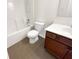 Bathroom with a vanity, toilet, and a shower tub at 3305 Pleasant Manor Ct, Cumming, GA 30028