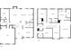 Detailed floor plan showcasing the layout of the home's two floors, including room names and dimensions at 3305 Pleasant Manor Ct, Cumming, GA 30028