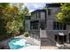 Stunning modern home with a pool and lush greenery at 4 W Wesley Nw Rdg, Atlanta, GA 30327