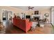 Spacious living room featuring a stone fireplace and natural light, perfect for gatherings at 905 Attaway Rd, Bowdon, GA 30108