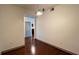 Dining room with hardwood floors and modern lighting at 390 17Th Nw St # 4037, Atlanta, GA 30363