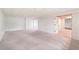 Unfinished basement offers potential for customization with doorway access to additional rooms at 906 John Ct, Lawrenceville, GA 30046