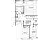 Second floor plan showing the primary bedroom and bathroom, two bedrooms, laundry room, and closets at 5143 Micaela Way, Duluth, GA 30096