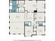 Second floor plan with primary bedroom, sitting room, and additional bedrooms with baths at 606 Discovery Ct, Acworth, GA 30102