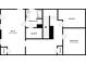 Basement layout with a den, bathroom, closet, and basement area for flexible living spaces at 6884 Stephens Dr, Rex, GA 30273