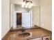 Bathroom vanity with a large mirror and updated fixtures, offering a stylish and functional space at 9942 Ashton Old Rd, Douglasville, GA 30135
