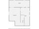 Floorplan for basement featuring a large recreation area and two large storage rooms at 2875 Oldknow Nw Dr, Atlanta, GA 30318