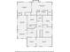 Detailed floor plan showcasing the layout of the house, including room dimensions at 2875 Oldknow Nw Dr, Atlanta, GA 30318