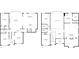 Detailed floor plans showcasing the layout of the living spaces on the first and second floor at 3750 Lake Haven Way, Atlanta, GA 30349