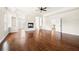 Bright living room with fireplace and hardwood floors at 3750 Lake Haven Way, Atlanta, GA 30349