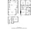 Detailed floor plan showcasing the layout of the home's multiple levels at 482 Pearl Cove Ct, Atlanta, GA 30350
