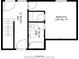 Floor plan depicting a bedroom and bathroom layout with dimensions, showcasing efficient use of space at 482 Pearl Cove Ct, Atlanta, GA 30350