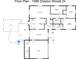 Detailed floor plan layout of the home showcasing the arrangement of rooms and outdoor spaces at 1488 Drayton Woods Dr, Tucker, GA 30084