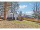 Spacious backyard with a deck, steps, and a privacy fence, perfect for outdoor activities at 1591 Athens Sw Ave, Atlanta, GA 30310