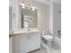 Bathroom featuring vanity, tub-shower, and toilet at 2405 Millwater Xing, Dacula, GA 30019