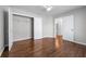 Bedroom with hardwood floors and an en suite bathroom at 2405 Millwater Xing, Dacula, GA 30019