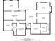Basement level blueprint showing layout, dimensions and storage space at 4162 Crowder Nw Dr, Kennesaw, GA 30152