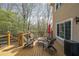 Relaxing backyard deck with outdoor seating, ideal for enjoying nature and entertaining guests at 4537 Ashmore Cir, Marietta, GA 30066