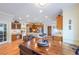 Spacious kitchen featuring wooden cabinets, granite countertops, and stainless steel appliances at 4537 Ashmore Cir, Marietta, GA 30066