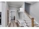 Inviting hallway with stylish bench, storage, and staircase at 340 Taylor Path, Dallas, GA 30157