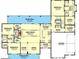 Detailed floor plan showcasing the layout of the home, including garage and bedrooms at 0 Mcbride Rd, Fayetteville, GA 30215