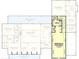 Detailed floor plan showcasing the layout of the home, including bedrooms and kitchen at 0 Mcbride Rd, Fayetteville, GA 30215