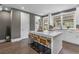 Modern kitchen island with seating at 1160 Ormewood Ave # 13, Atlanta, GA 30316