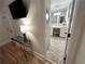 Bathroom with a marble tile floor and modern vanity, offering a clean and stylish space at 4002 Wieuca Ne Rd, Atlanta, GA 30342